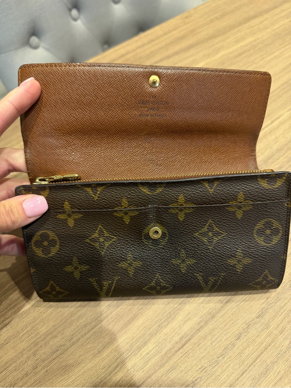 Louis Vuitton Monogram Brown Continental Wallet - Picture 7 of 11